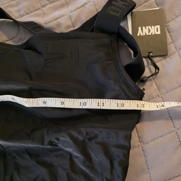 NWT DKNY Classic Black Women's One-Piece Swimsuit Sz Small - Picture 10 of 10
